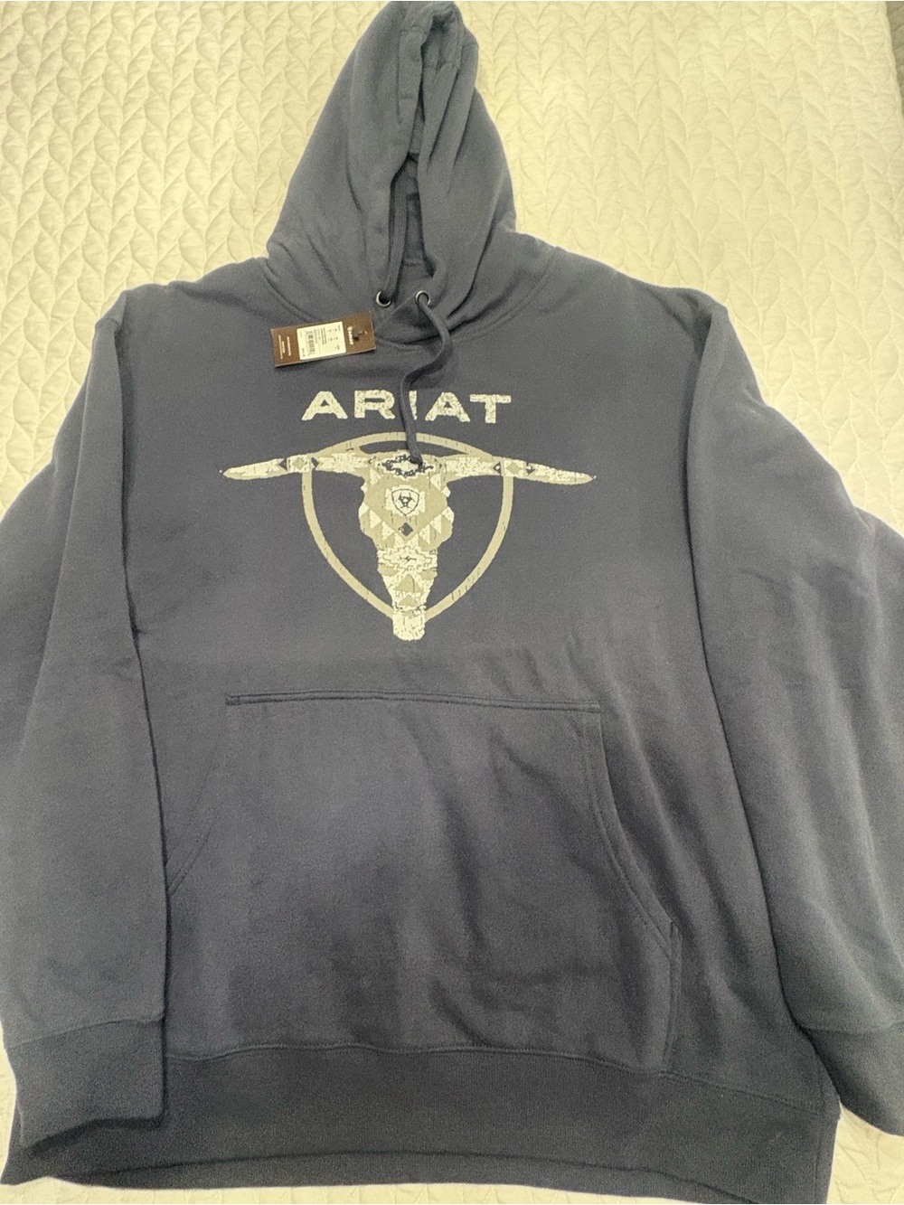 Ariat Dark Blue Graphic Pull-Over Hoodie